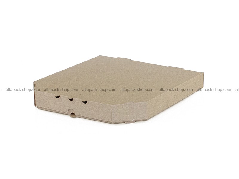 Коробка для пиццы бурая 290х290