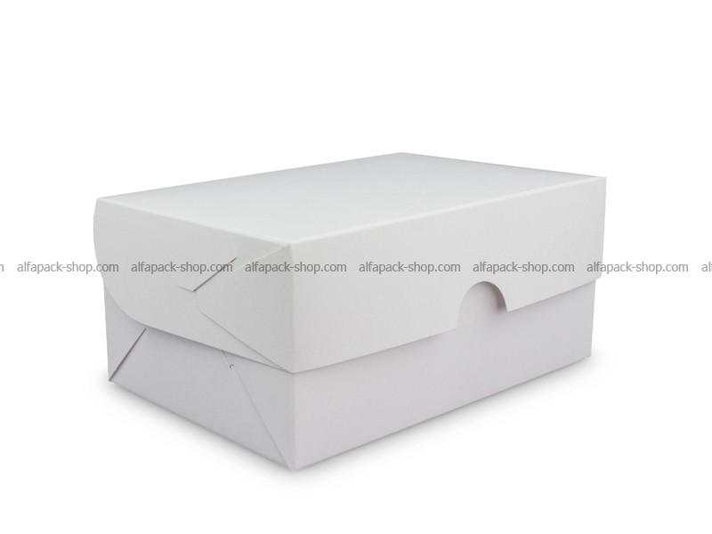 Коробка прямокутна біла