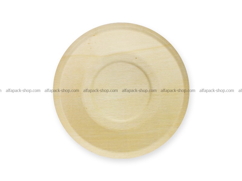 Тарелка деревянная круглая