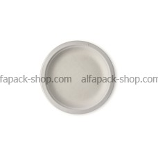 Тарелка бумажная круглая белая 180 мм