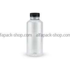 Бутылка 0,5 л прозрачная 38 мм горловина+пробка