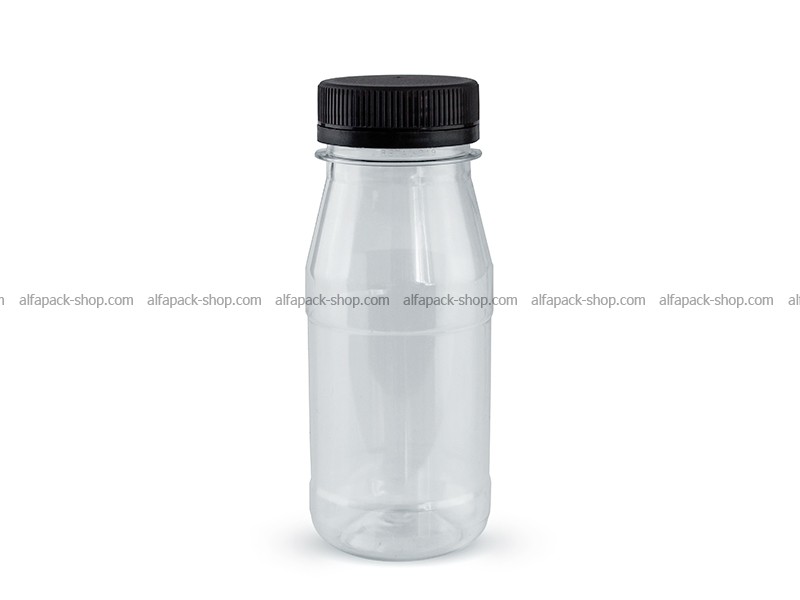 Бутылка 150 мл прозрачная 38 мм горловина с пробкой