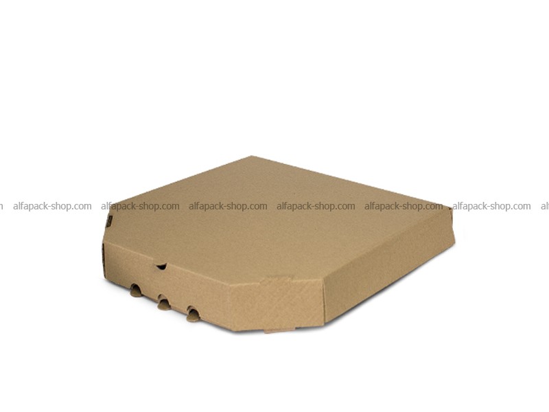 Коробка для пиццы 350*350*42 бурая