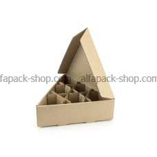 Коробка для яиц на 6 шт треугольная